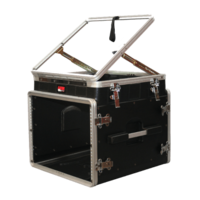 ATA MOLDED PE POP-UP CONSOLE RACK; 10U TOP; 8U BOTTOM